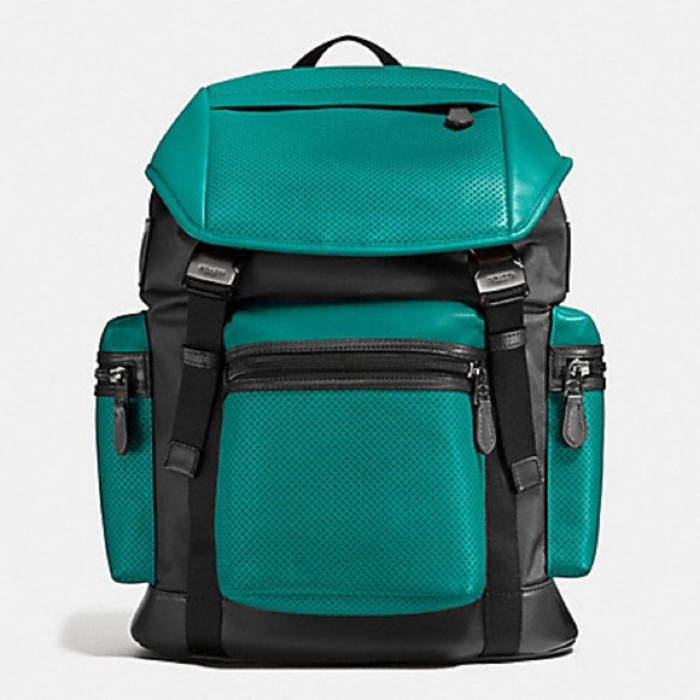 NWOT Coach Terrain Trek Pack in Perforated Mixed Materials